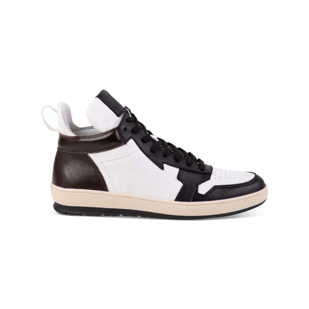 THE RAD BLACK KIDS Mens Brown Heel Pull-Tab Gwanda Platform Sneakers Shoes 12